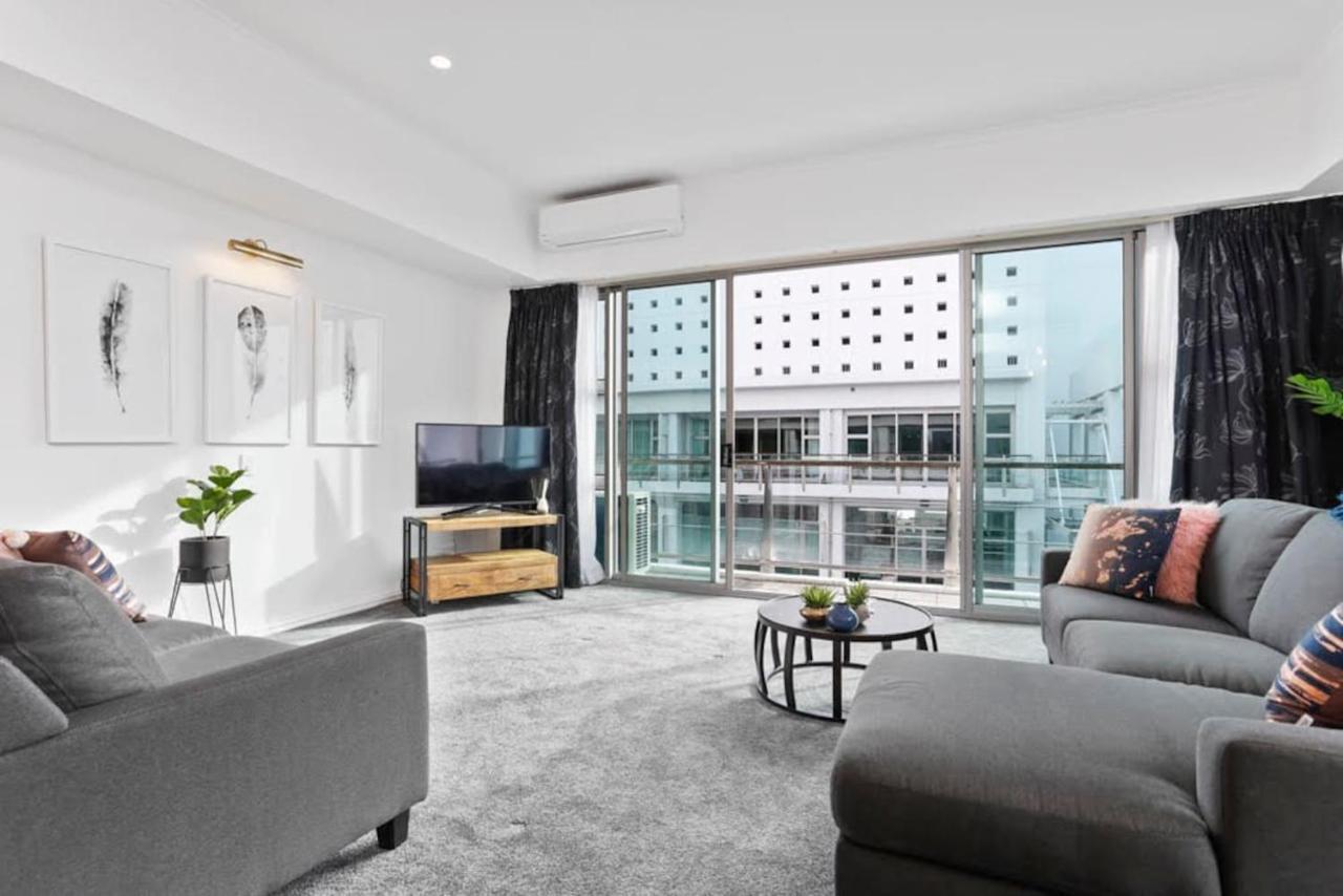 Chic 1 Bedroom Princess Wharf Apartment W/ Ac أوكلاند المظهر الخارجي الصورة